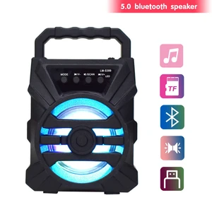 500MAH Bluetooth speaker High power bluetooth speaker tf udisk karaoke portable sound subwoofers 9 Main Sales Caixa Amplified - №7