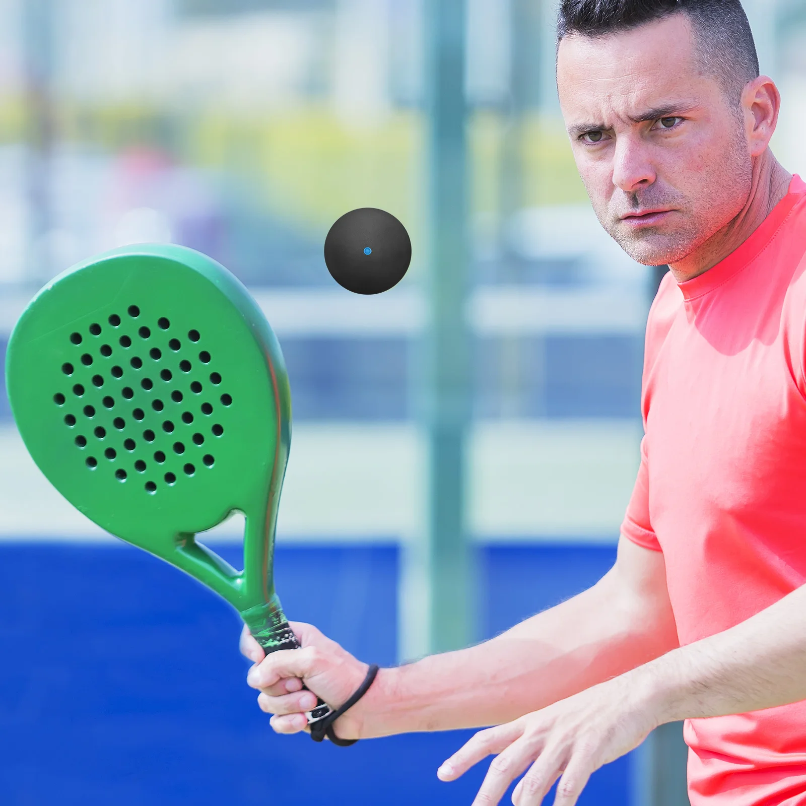 

4 Pcs Squash Indoor Racket Ball Flexible Bounce Balls High Elastic Outdoor Rubber Decorative for Training Practical