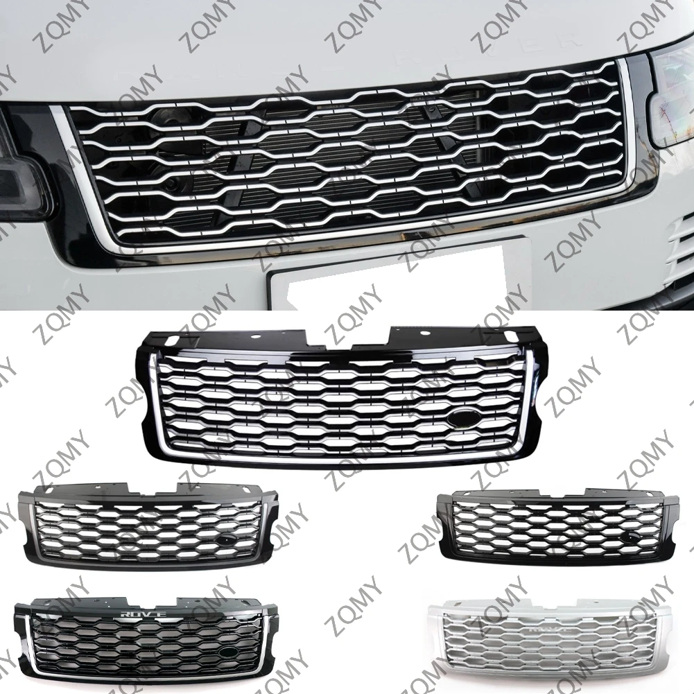 

Car Front Bumper ABS Grille Grill For Land Rover Range Rover Vogue 2018 2019 2020 2021 2022 LR098084 LR098080 LR098082