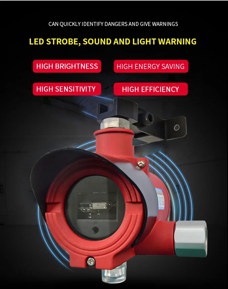 S600-ExIR3 Three Wavelength Point Type Infrared Flame Detector Triple Infrared Flameproof