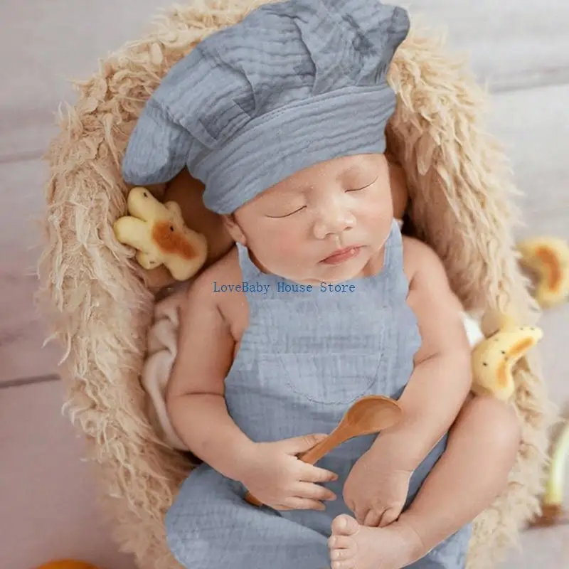 مجموعة دعامات التصوير الفوتوغرافي الأنيقة من سلسلة الشيف لحديثي الولادة من BX0D، مثالية لالتقاط الصور الفوتوغرافية لحديثي وحفلات