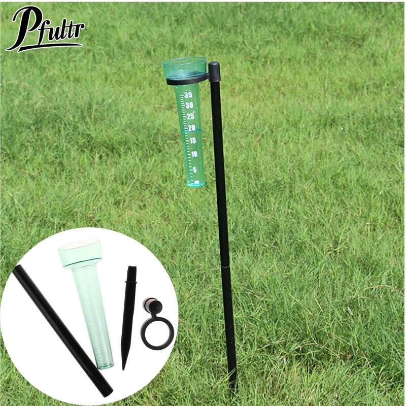 1Pcs Portable Polystyrene Rain Gauge Measurement Tool For Garden Water Ground Outdoor Rain Meter Collect Rainwater