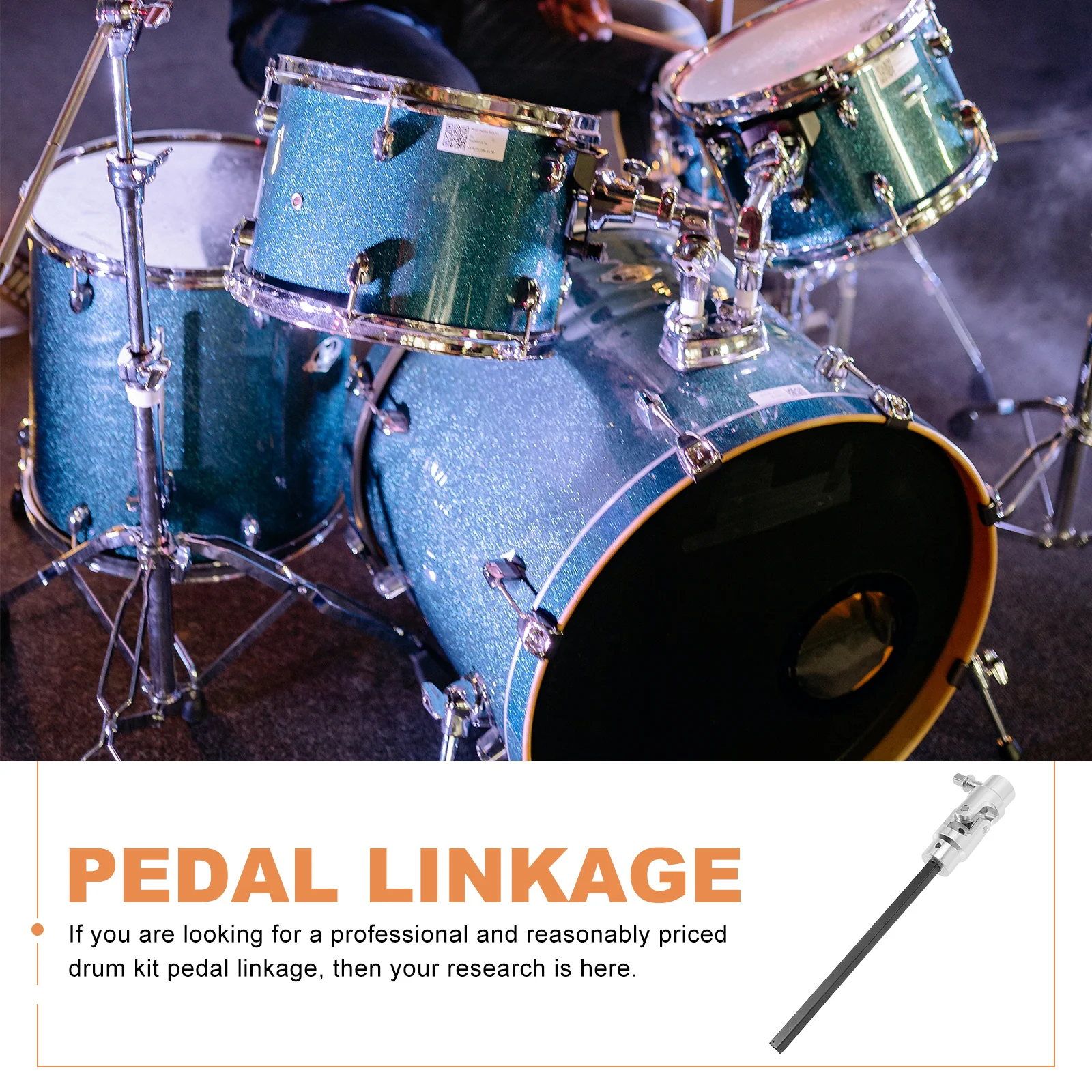 

Connecting Rod For Pedals Metal Link Bar Replacement Kit Supplies Bass Drum Pedal Linkage Drum Set Accessory