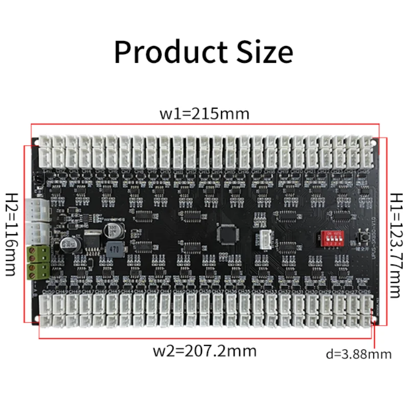 50CH 12V/24V RS485 locker Storage Cabinet controller electronic cabinet Lock Controller board