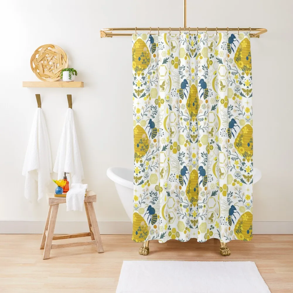 

Bees Shower Curtain For Bathrooms Elegant Bathroom For Bathrooms With Beautiful Designs Bathroom Decor Curtain