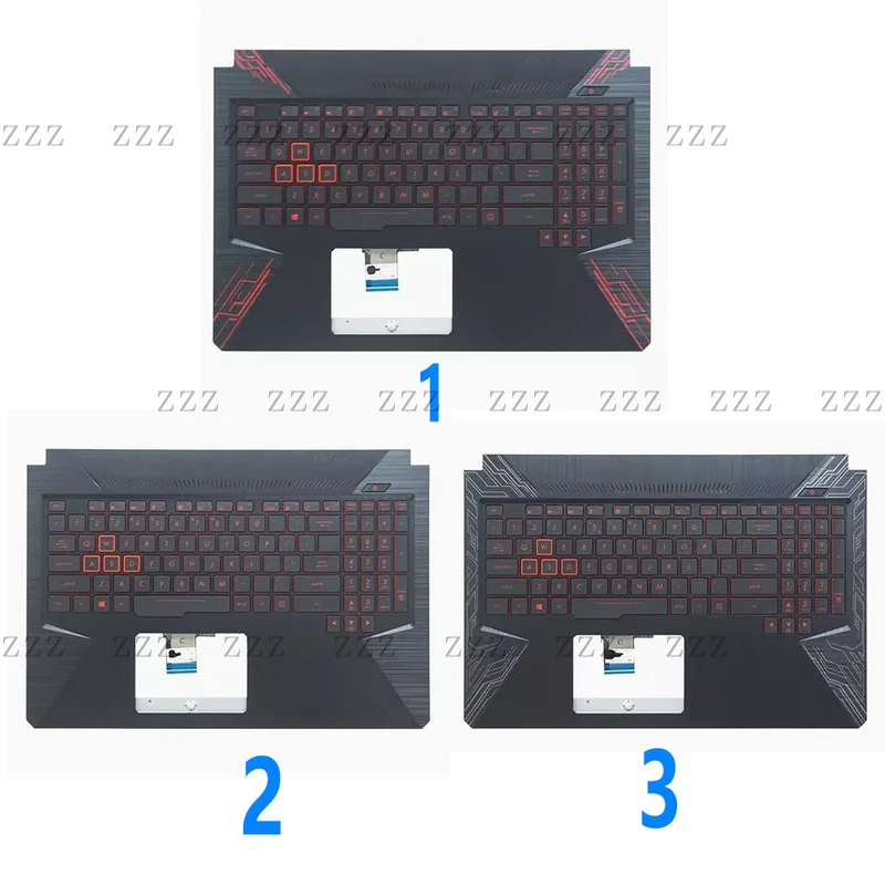 ZZ is suitable for ASUS FX80 ZX80 FX504 portable computer palm rest upper case C shell protective cover with keyboard