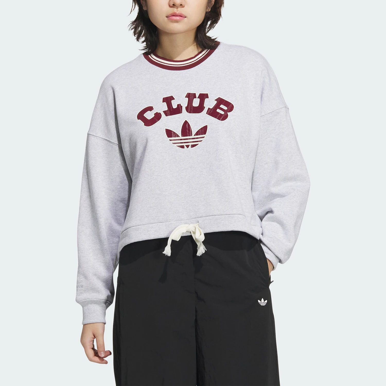 

Adidas Official Authentic Women's Loose Fit Casual Hoodie JD6376