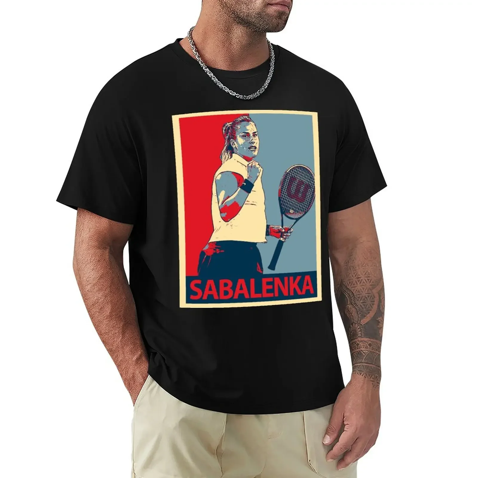 summer tops Aesthetic clothing graphic t shirts quick drying t-shirt mens clothes Aryna Sabalenka T-Shirt mens clothing