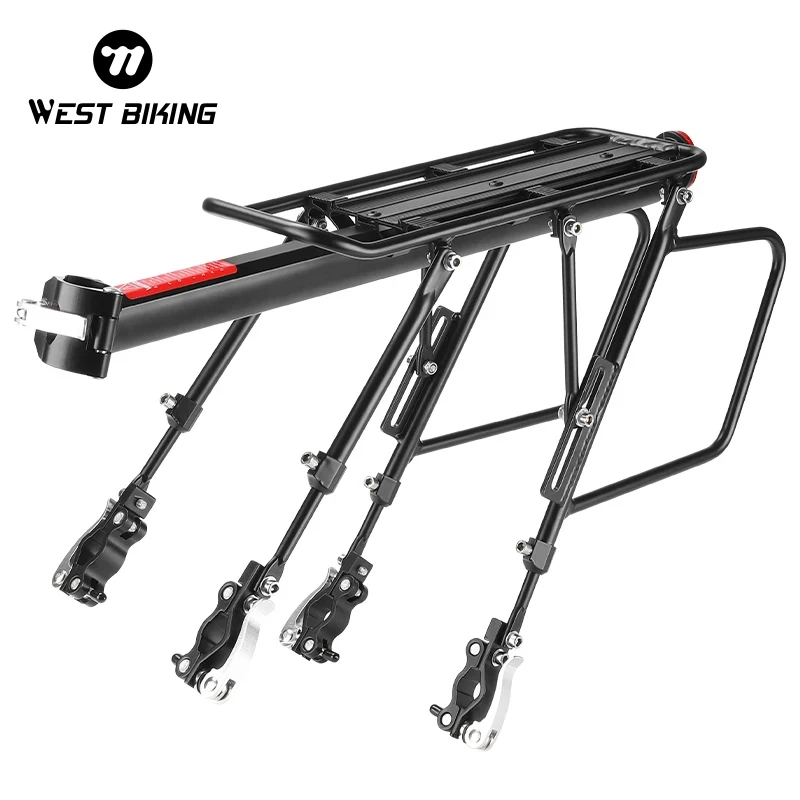 WEST BIKING Bike Cargo Rack Rear Bike Rack for Back of Bike Carrier Rack Quick Release MTB Road Bicycle Rear Racks 100KG Load