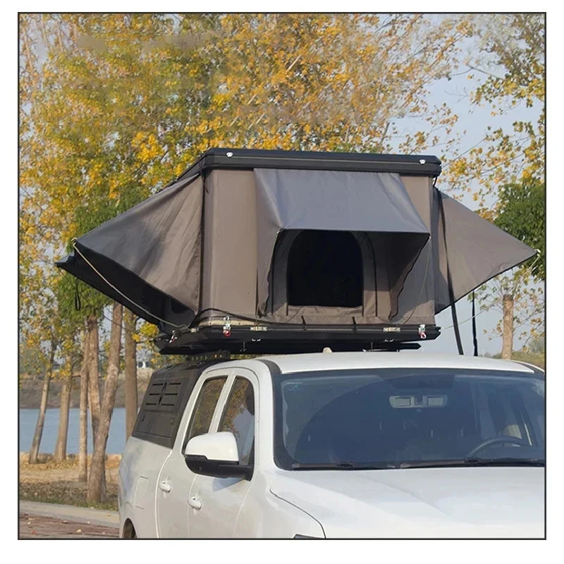 Bt Selling Waterproof Aluminum Alloy Hard-Rise Roof Tent No-Assembly-Up Outdoor Camping Picnic Sunsh Off-Road