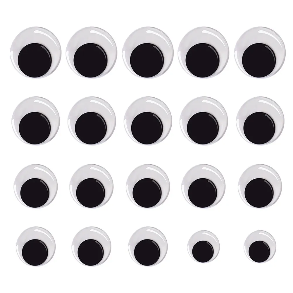 800 autocollants de yeux en plastique réalistes et auto-adhésifs pour la fabrication de marionnettes DIY, kit créatif qui améliore la confiance et le plaisir