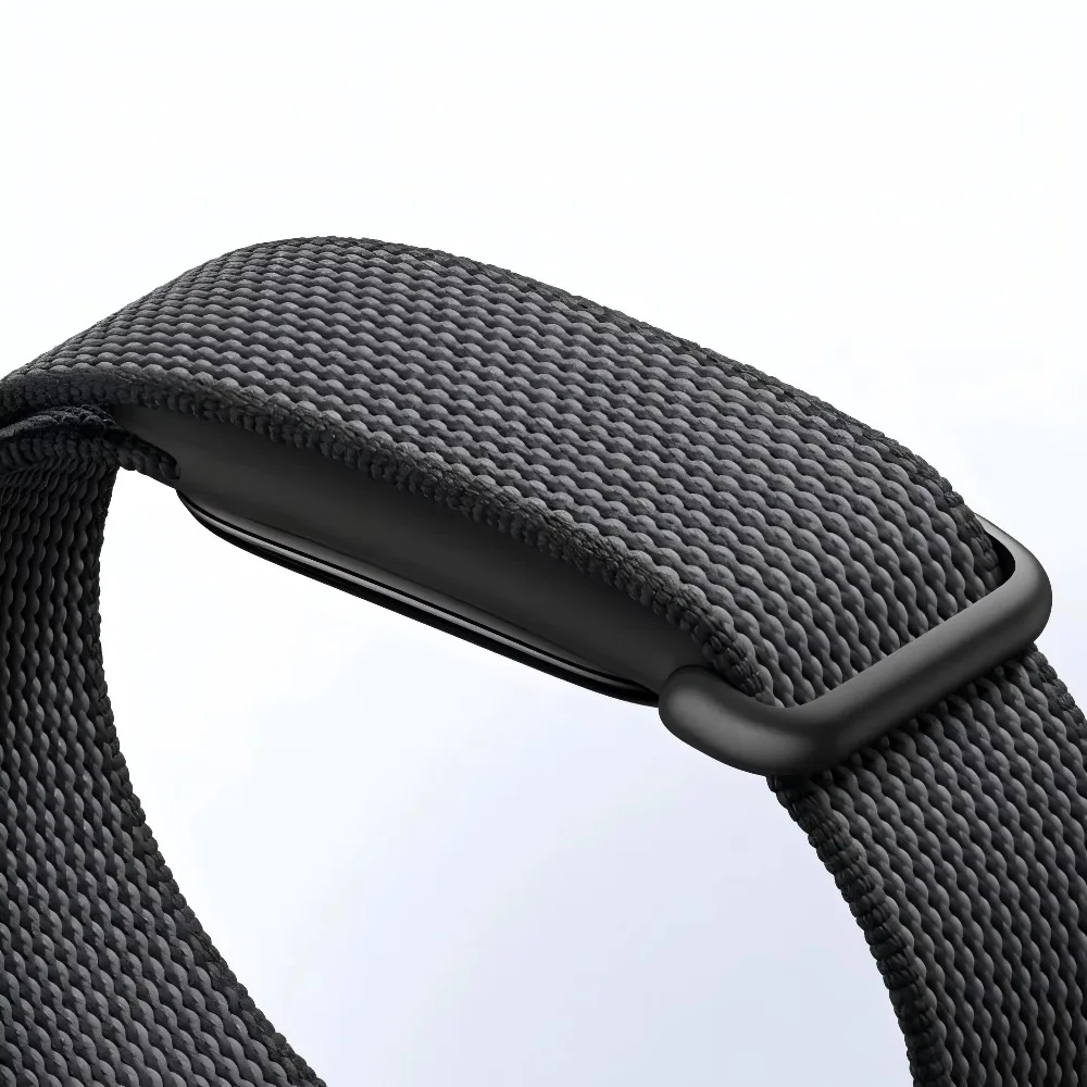 Official 1:1 Nylon+Silicone Loop Wristband for Google Fitbit Air Sport Comfortable Bracelet for Google Fitbit Air Band Accessory
