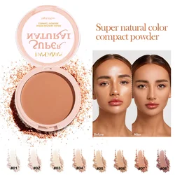 8 Colors Matte Waterproof Compact Powder Oil Control Long Lasting Moisturising Cosmetics High Coverage Makeup Base Face Powder