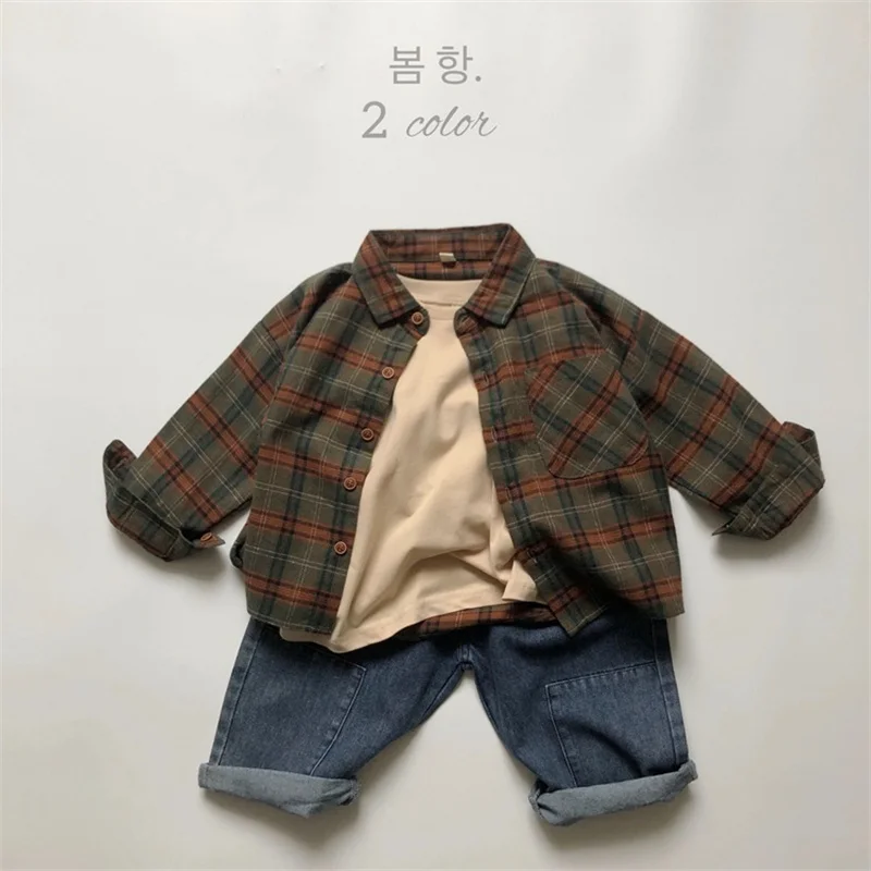 Boys Baby\'s Kids Blouse Coat Jacket Outwear Cotton 2024 New Spring Autumn Shirts Outwear High Quality Children\'s Clothing