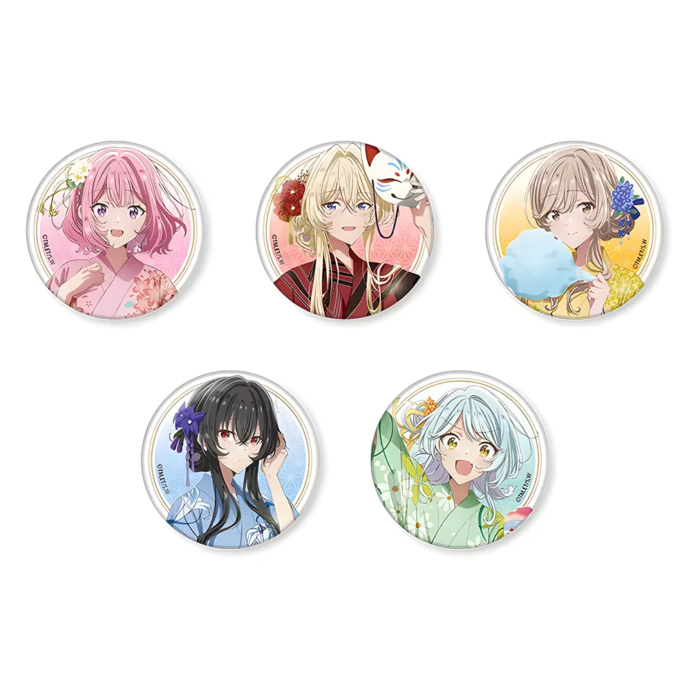 أنيمي واتاناري دبابيس أماوري ريناكو أوزوكا ماي كوتو ساتسوكي سينا أجيساي شارة كوسبلاي كارتون إيتاباغ شارة بروش شارة هدية عيد الميلاد #2