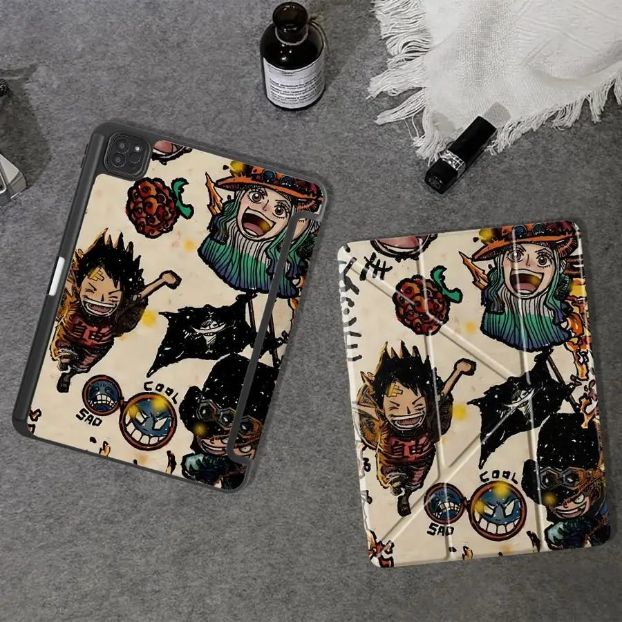 

Чехол-подставка OneS P-ieceS Anime Holder для планшетов iPad Pro 2025, Air 4, 5, M3, M2, 1, 2, M4, 11 дюймов, Pro 11-го, 10-го, 9-го, 8-го, 7-го поколений, 12.9 дюймов