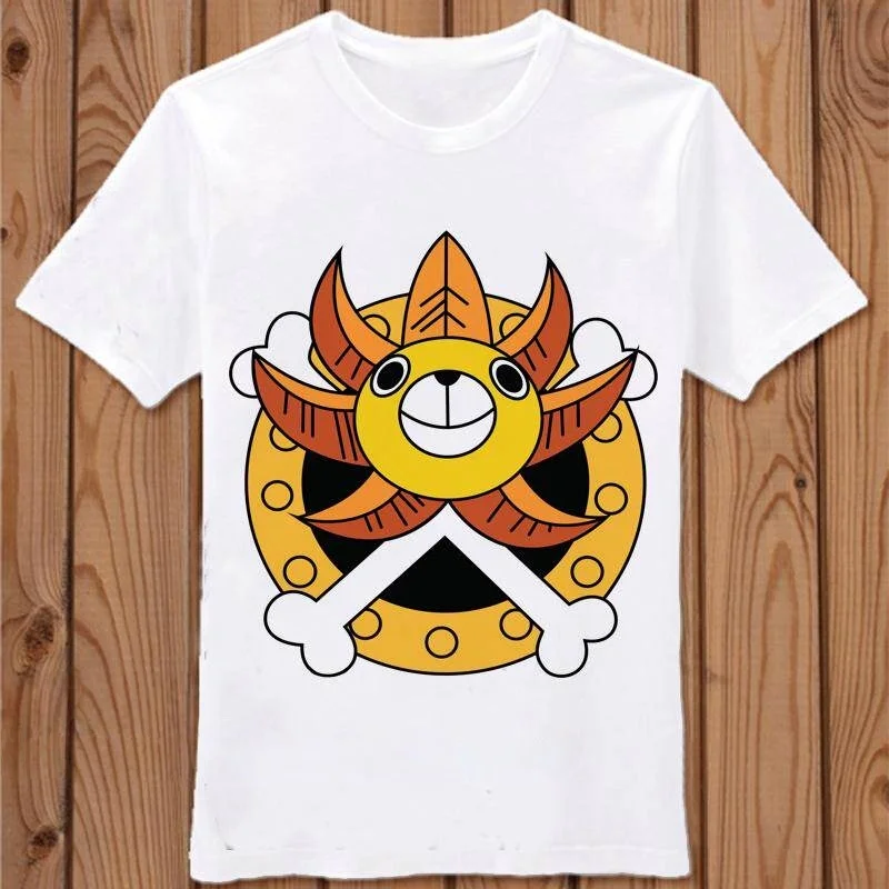 One Piece Printed T-shirt Unisex Animated Character Print Men Women Comfortable Clothing Summer T-shirt