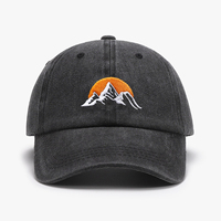 1“sunrise”fashionable embroidered baseball cap with sun protection for both men and women