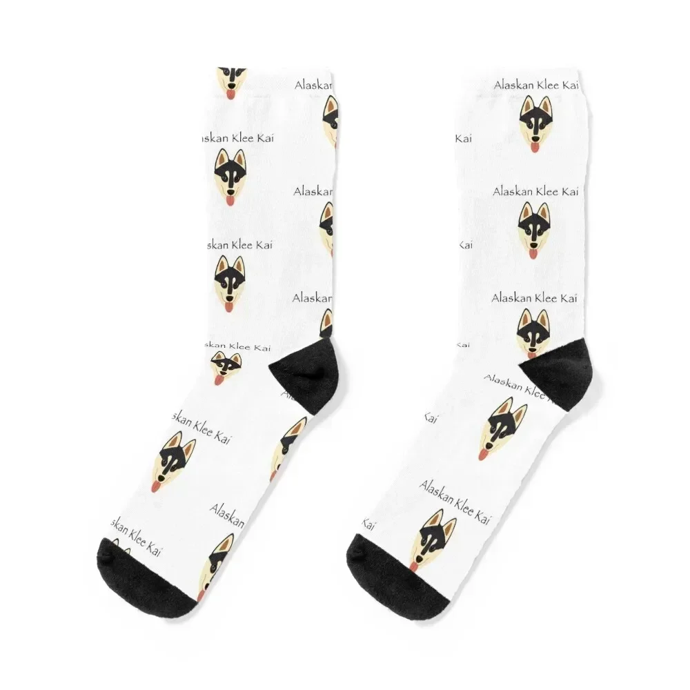 

Alaskan Klee Kai (black with bi eyes) Socks sport gift cool Rugby Boy Child Socks Women's