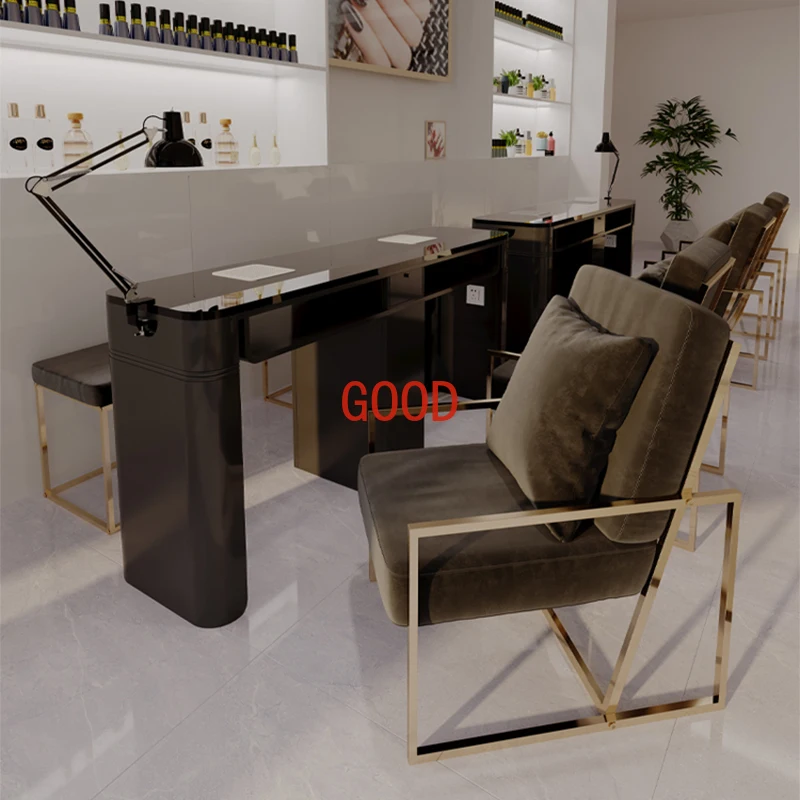 Стол для маникюра, столы, оборудование для ногтей, стулья для ногтей, портативный макияж, профессиональный стол, дизайнерский маникюрный Tafel