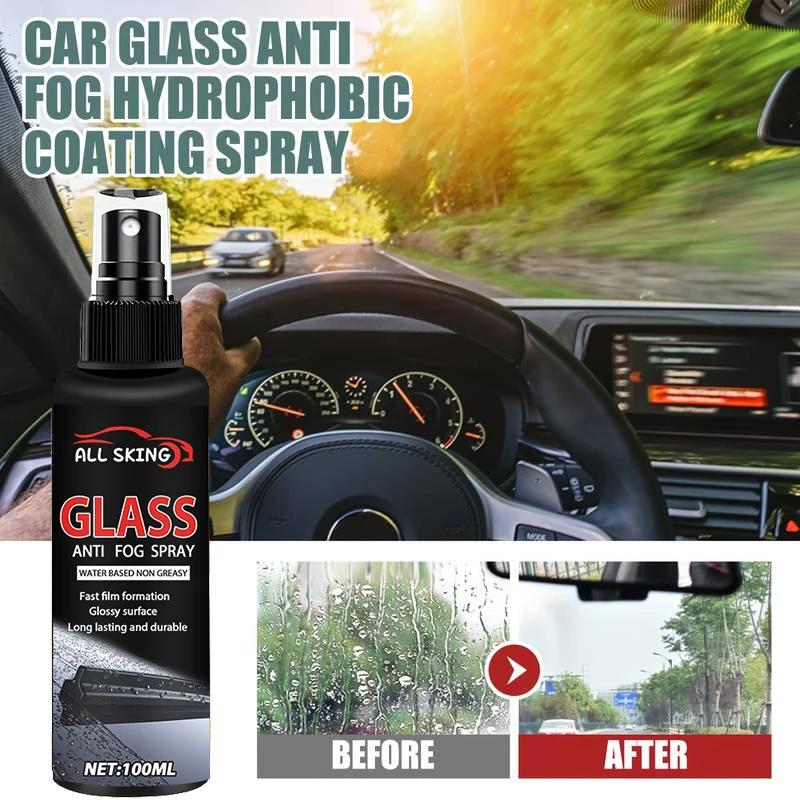 Anti - fog Agent: Long - lasting Rain - repellent Spray for Car Windshields, Interior Windows and Rear - view Mirrors