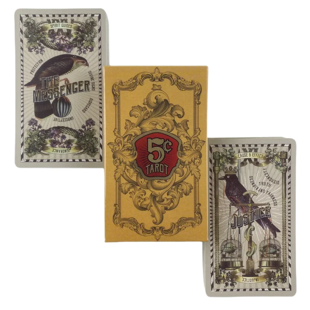 5 Cent Tarot Cards A 82 Deck Oracle English Visions Divination Edition Borad Past Present Future Playing Games