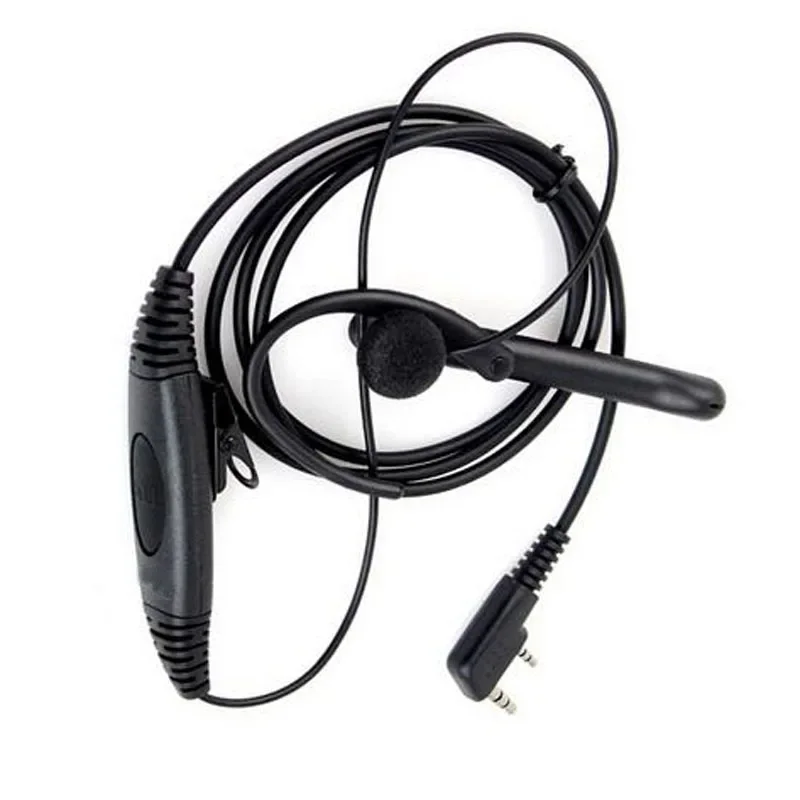 

K300 2 Pin Ear Bar Clip Earpiece PTT Mic Headset for Baofeng Portable Radio UV-5R UV5R BF-888S GT-3 UV-B5 Transceiver UV 6R F8+