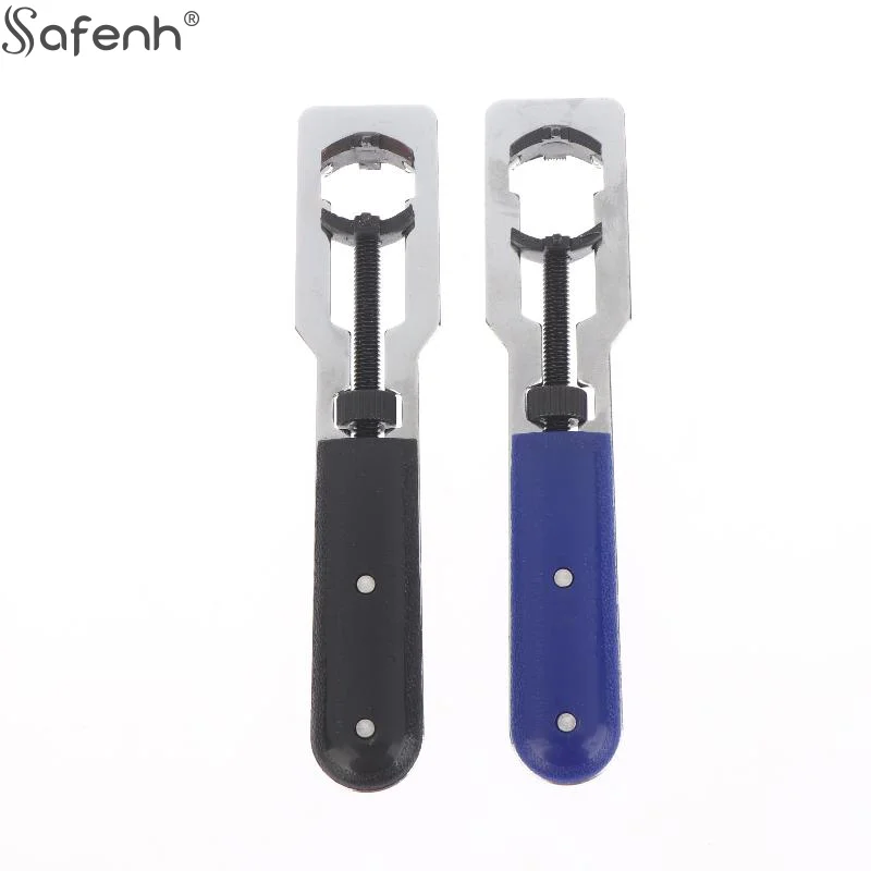 1Pc Metal Backcover Remove Tool 14-35mm Adjustable Metal Watch Back Cover Opener Wrench Rear Case Remover Watchmaker Repair Tool