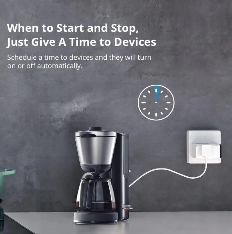 SONOFF S31/S31 Lite WiFi Smart Plug US Smart Socket With Timing Function ewelink APP Control Supports Alexa Google Home IFTTT