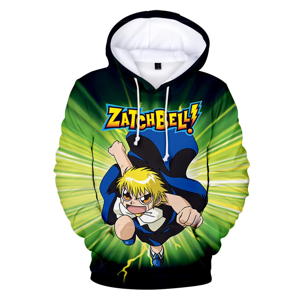 Zatch Bell Anime Hoodie Unisex Long Sleeve Women Men's Hoodies Harajuku Streetwear Japanese Manga 3D Clothes Plus Size