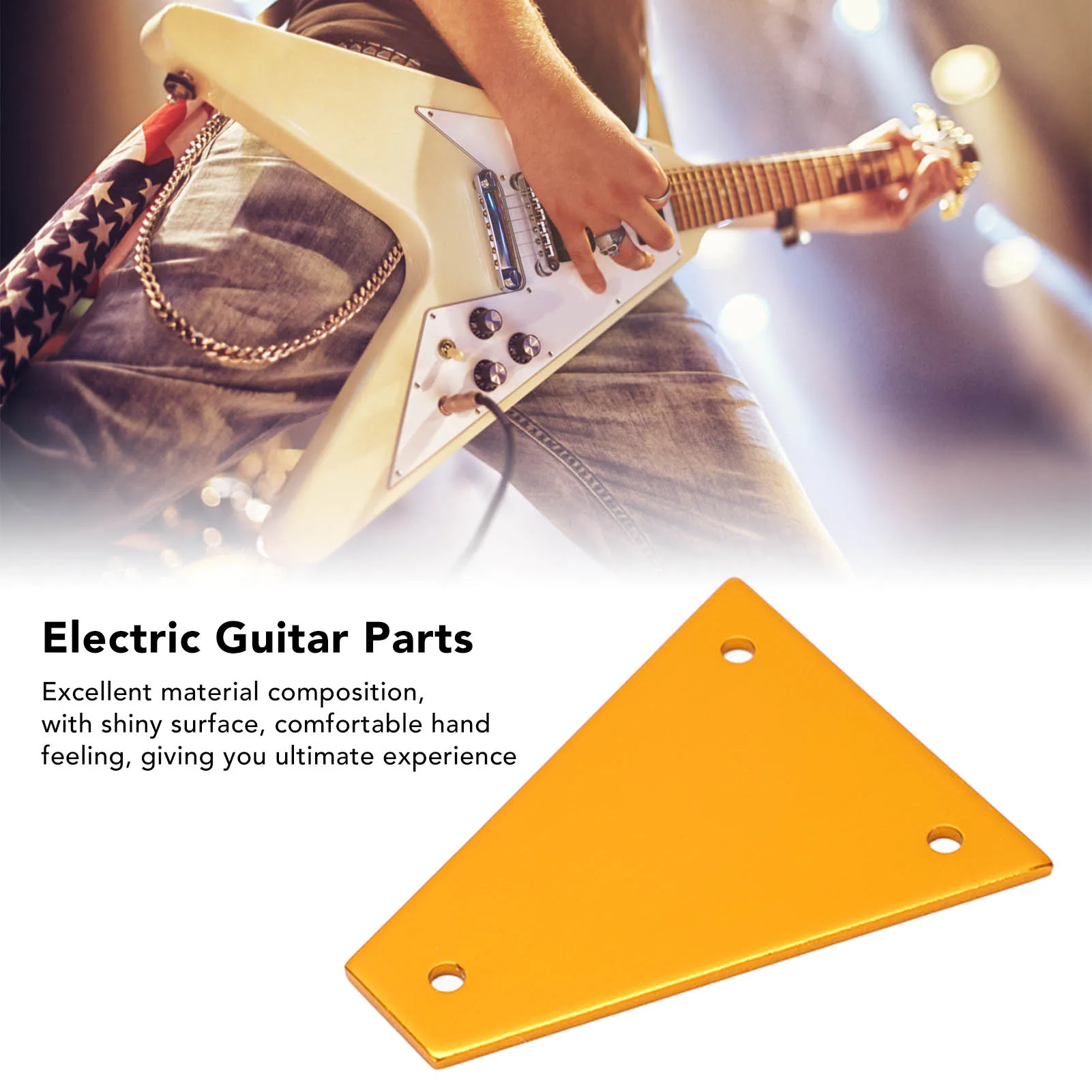 

Guitar Truss Rod Cover Plate 3 Hole Metal Iron High Quality Brand New Easy Using Durable Electric Guitars Parts Accessories