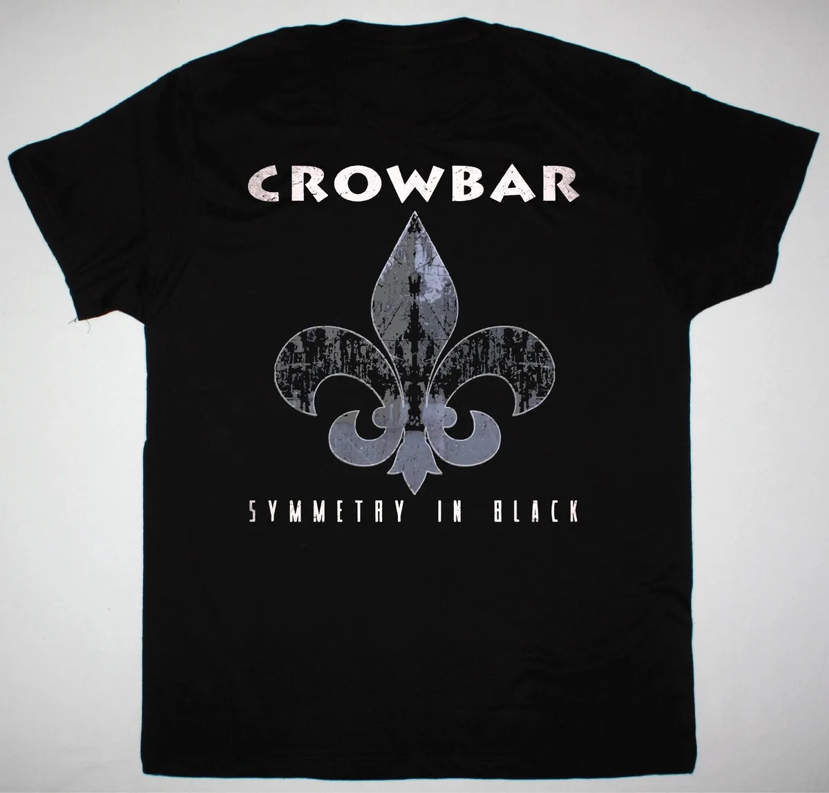 CROWBAR SYMMETRY IN BLACK T-Shirt Short Sleeve Black Cotton Men S to 5XL BE665