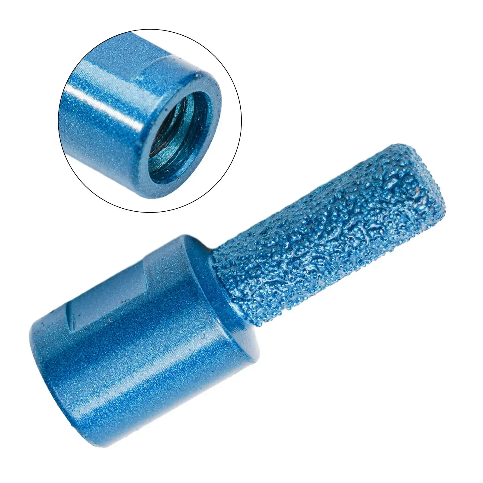 1pc Vaccum Brazed Polishing Bit M10 Thread Vaccum Brazed Diamond Finger Bit Milling Cutter For Ceramic Tile Milling Cutting