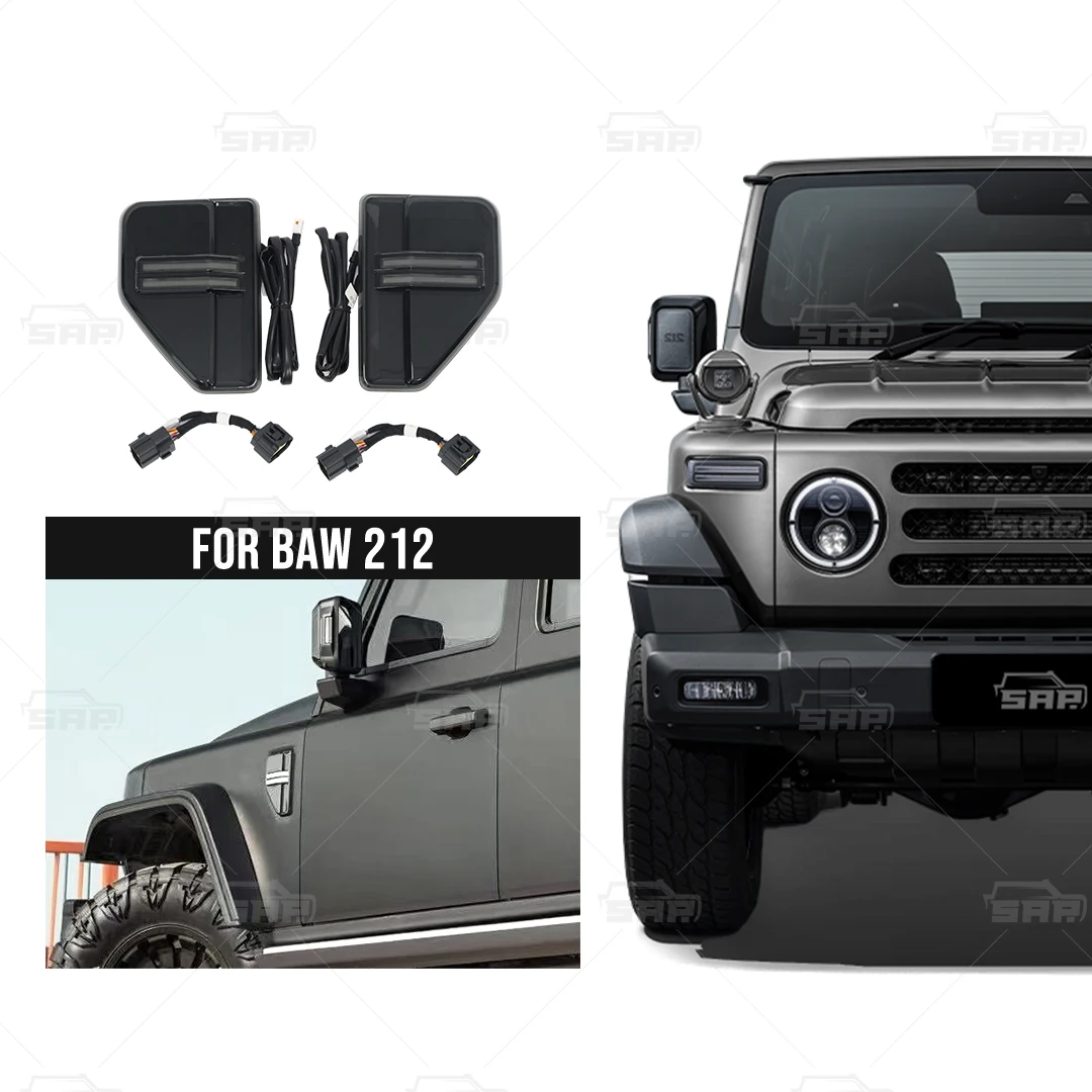 

Auto Part Car Decorative Accessaries Led Air Fender Side Vent for 2025 Baw 212 Accessaries