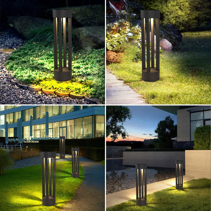 Led Outdoor Waterproof Lawn Lamp Community, Villa, Garden, Landscape, Garden, Courtyard Lamp Ground Plug-In Type