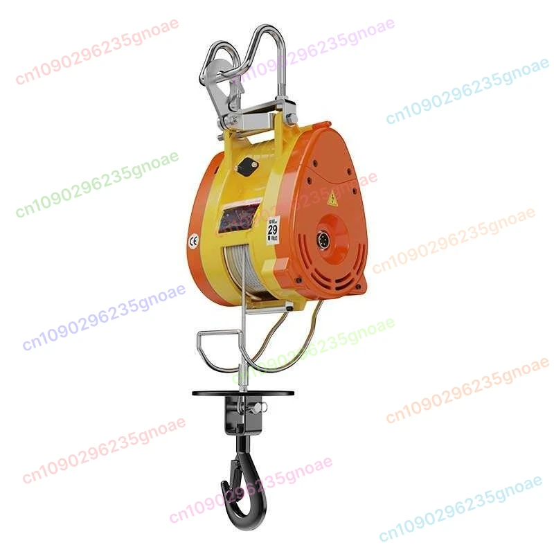 

160KG Brushless Motor Electric Hoist 2 Hole 30M Lift 220V Industrial Grade Heavy Duty Lifting Winch Crane for Construction