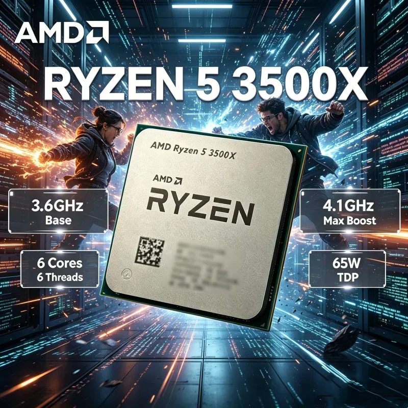 

Firmament AMD Six-Core Six-Thread Desktop CPU Ryzen 5 3500X R5 3500X 3.6GHz 7NM 65W L3=32M 100-000000158 Socket AM4 Without