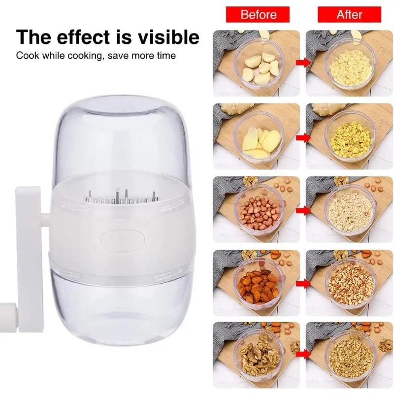 

Multifunctional Nut Chopper Manual Food Grinder Crusher Hand Crank for All Nuts Pecans Walnut Groundnut Grinder Kitchen Tools