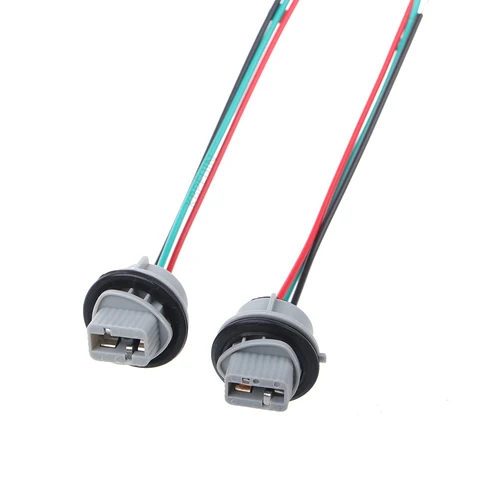 Imagen 2 del producto 2x para Honda Accord Civic City Nissan Tiida T20 7443 portalámparas luz de freno enchufes conector arnés de cableado Accesorios