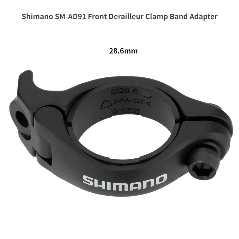 SHIMANO SM-AD91 Front Derailleur Clamp Band Adapter 28.6/31.8/34.9mm For R7000 R8000 R9100 R7170 R8170 R9270 RX810