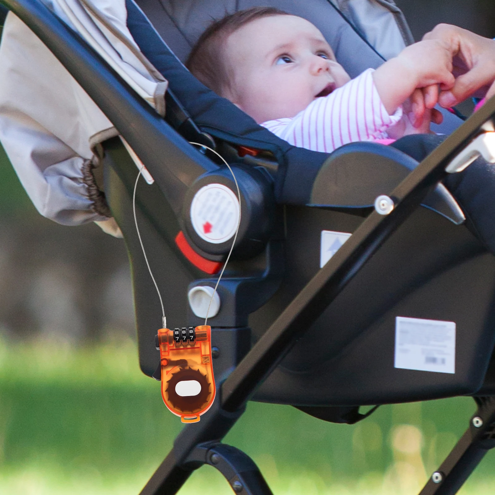 

Bicycle Anti theft Snowboard Safety Cable Lock Portable Password Lock for Ski Boards Bikes Scooters Lightweight Durable Design