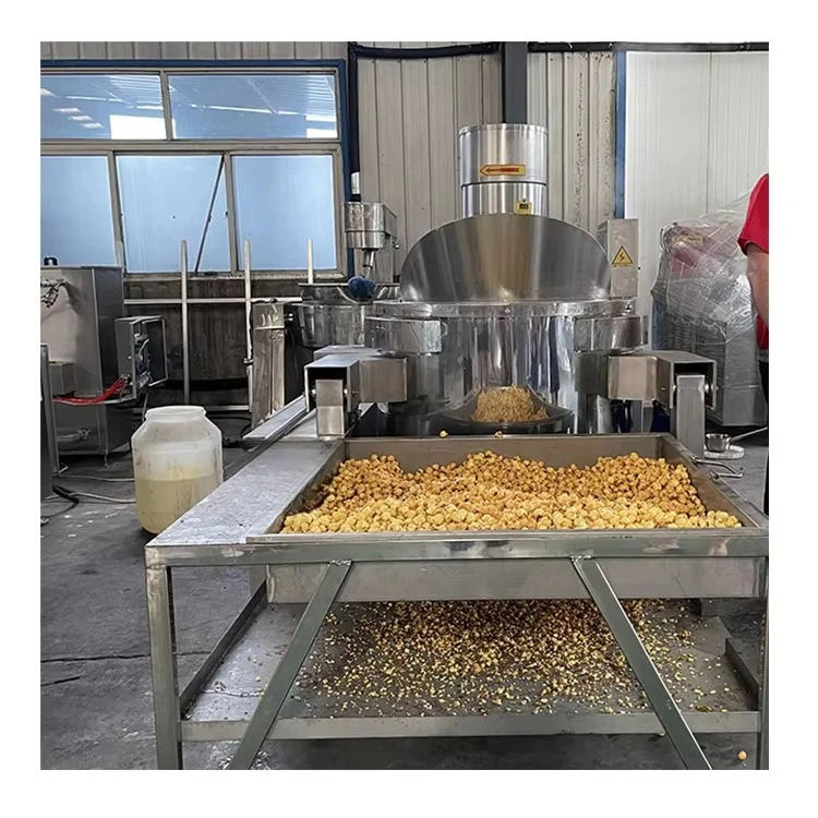 China Industrial Popcorn Machine Automatic Caramel Chocolate Flavored Multi Functional Popcorn Making Machine