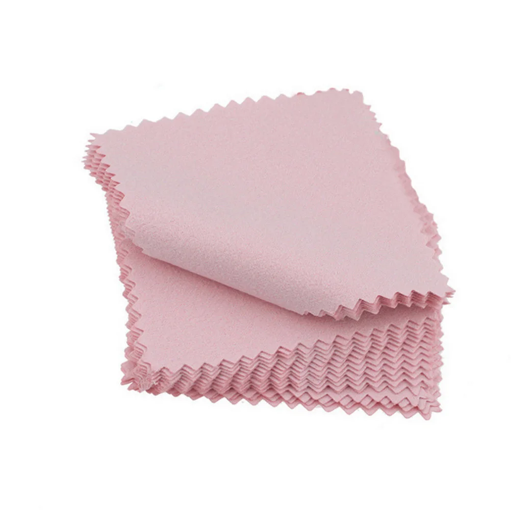 50 قطعة قماش تنظيف المجوهرات السماء- مادة متينة محمولة لساعة المجوهرات الفضية زجاج عدسة الهاتف كاميرا الكمبيوتر #1