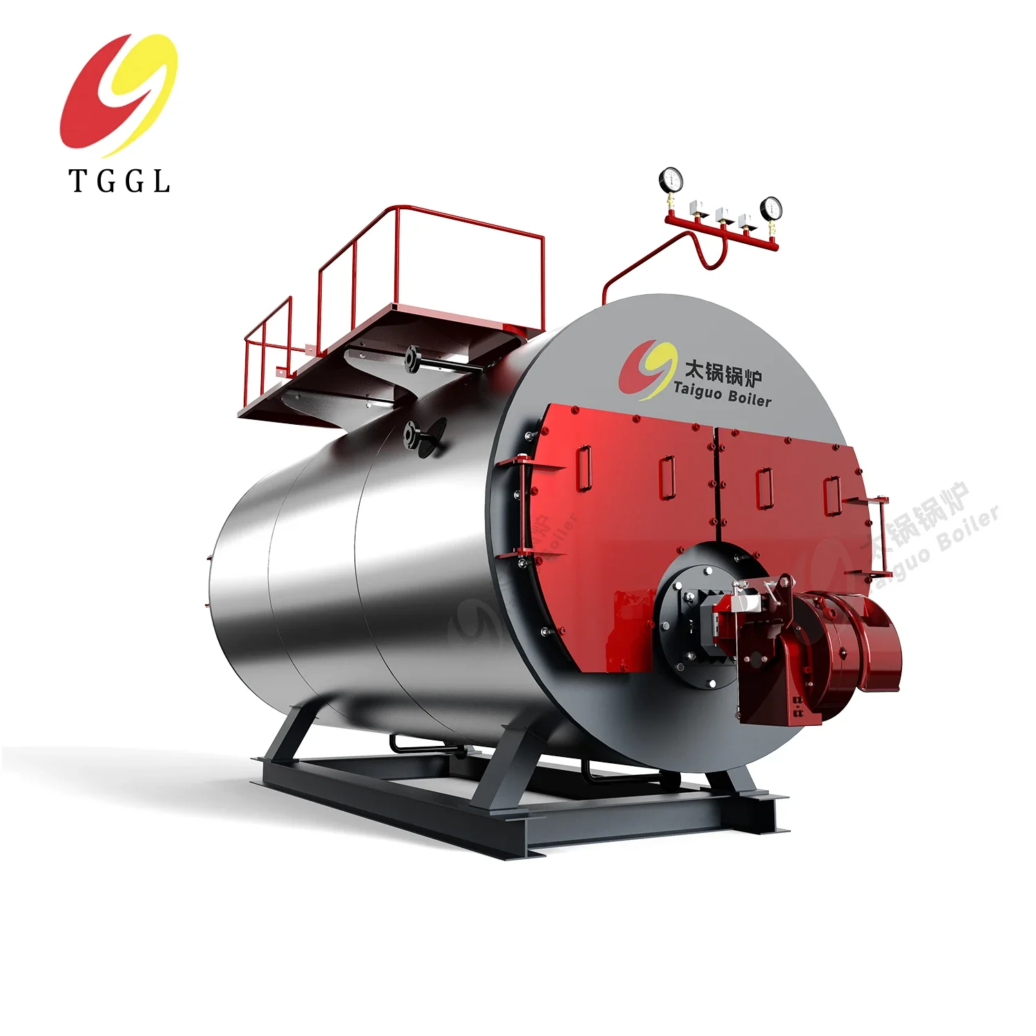 0.7MW-14MW Horizontal Fuel Gas Hot Water Boiler School/Shopping Mall/Residential District Heating Industrial Equipment Fire Tube