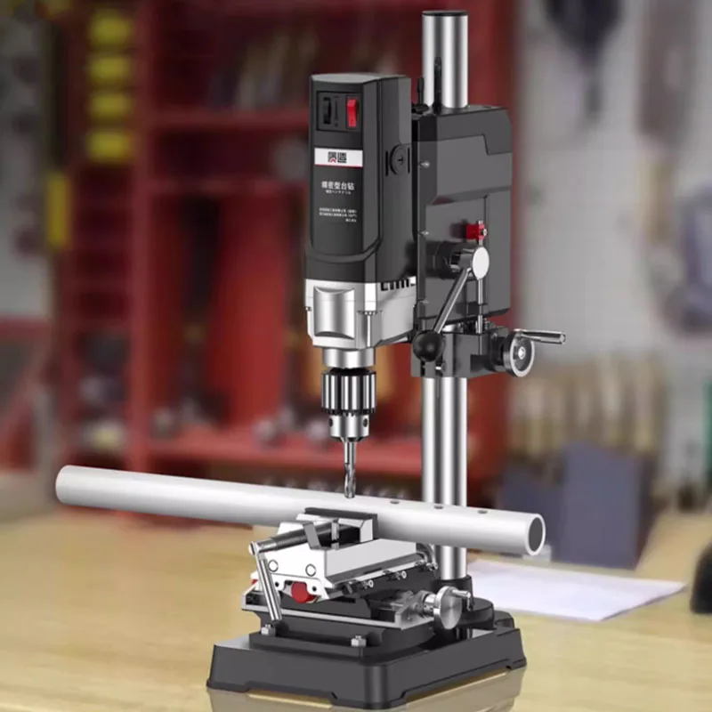 Portable Bench Drill Press Industrial Grade Drilling Machine Milling Machine Metal Making Drilling Machine