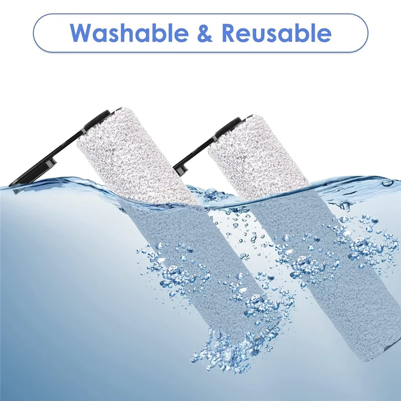 A24P 4 PCS เปลี่ยนลูกกลิ้งแปรงตามที่แสดงพลาสติกสําหรับ Tineco ชั้น One S5/ ชั้น One S5 Pro ไร้สายเปียกแห้งเครื่องดูดฝุ่น