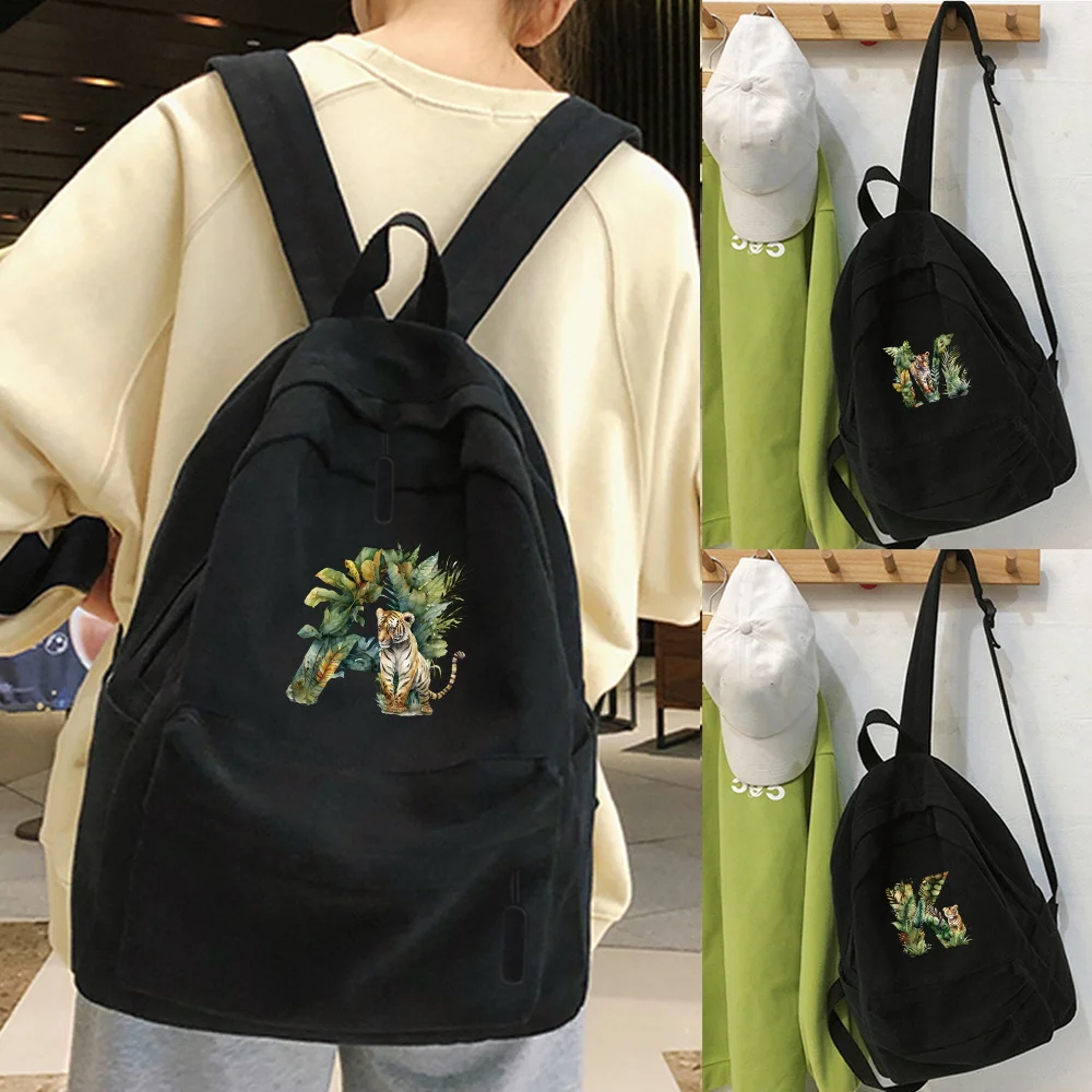 

Рюкзак для школы и активного отдыха, унисекс, серия «Джунгли и Тигр», портативный, большой вместимости, для кемпинга, легкий, для альпинизма