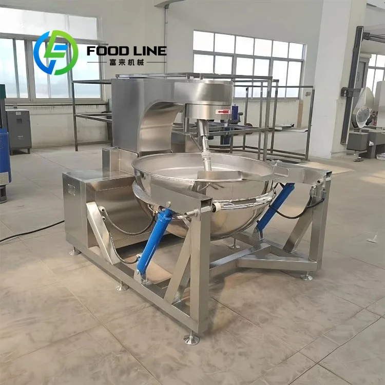 Low Noise Planetary Stirring Cooker Stable Running Performance Suitable For Indoor Food Processing Workshop Working Environment