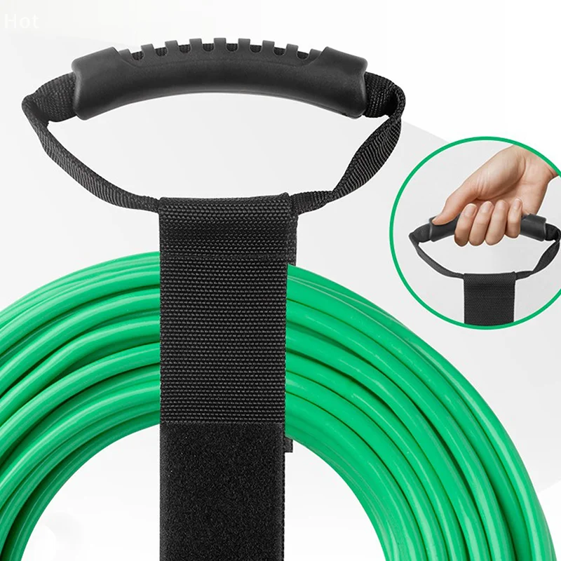 Extension Cord Organizer Multipurpose Heavy-Duty Storage Strap With Handle Fit Garages RV And Boat Storage And Organization