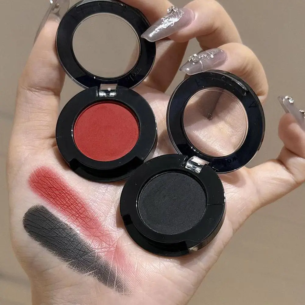 Single Color Eyeshadow Palette Smoky Eye Makeup Shimmer Matte Eye Shadow Long Lasting Pigment Cosmetic